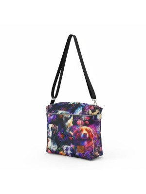 Damska Torebka na ramię z Psami - Psy Mix