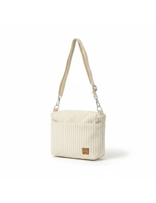 Szycie z pasją|Kremowa Torebka ze Sztruksu - Na Spacer i do Pracy|Torebki Damskie Sztruksowe|SZYCIE Z PASJĄ