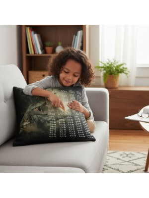 Poduszka z Dinozaurem - Mnożenie w Świecie Dinozaurów