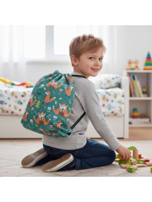 Plecak Worek Bawełniany dla dzieci Małe Lisy