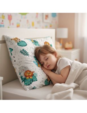 Bawełniana Poszewka Na Poduszkę – Król Dżungli i Przyjaciele