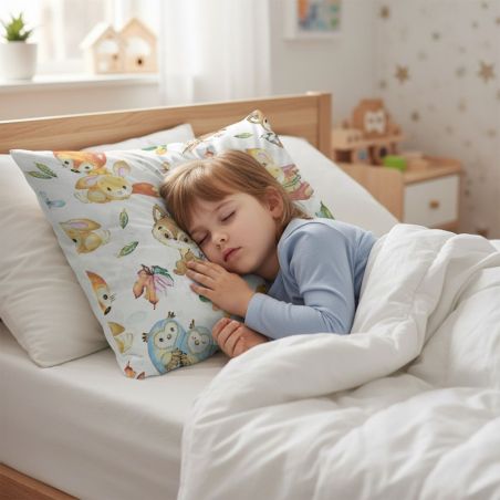 Bawełniana Poszewka Na Poduszkę – Leśne Maluchy