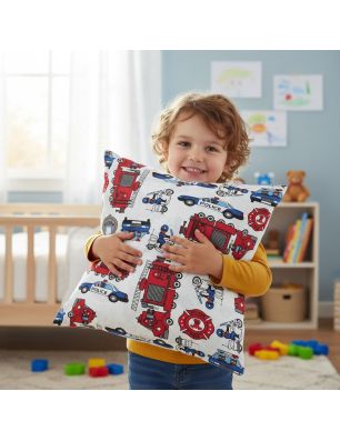 Bawełniana Poszewka Na Poduszkę – Straż Pożarna i Policja