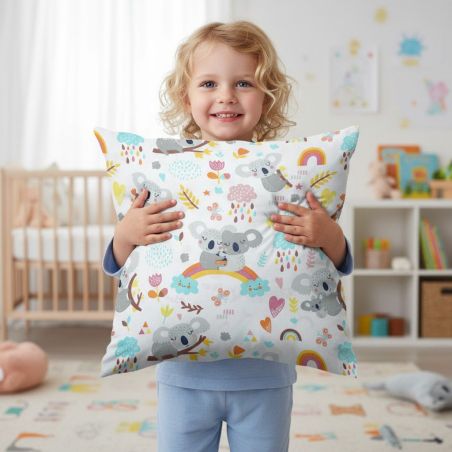 Bawełniana Poszewka Na Poduszkę – Przytulne Koale