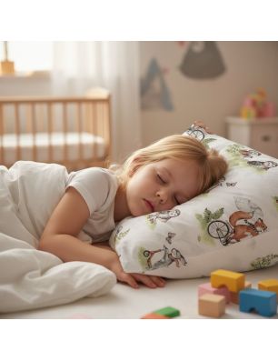 Szycie z pasją|Bawełniana Poszewka Na Poduszkę – Leśne Szaleństwo na Kółkach|Poszewki Bawełniane|SZYCIE Z PASJĄ