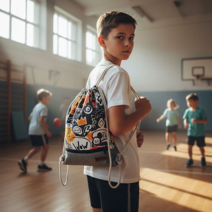 Plecak Graffiti - Miejski Worek Wodoodporny z Kieszonką