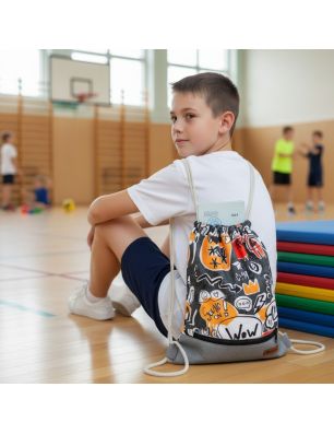 Plecak Graffiti - Miejski Worek Wodoodporny z Kieszonką