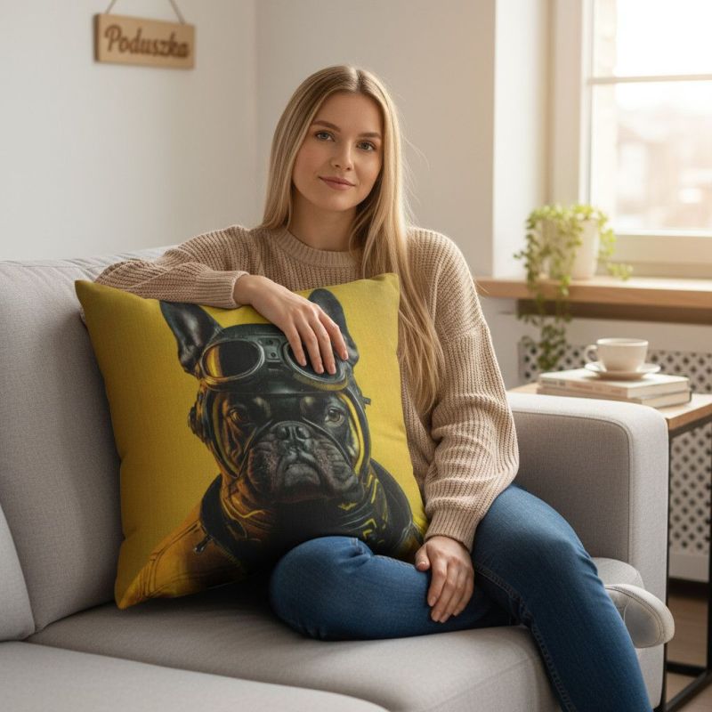 Poduszka Buldog Francuski - Poduszka Dekoracyjna