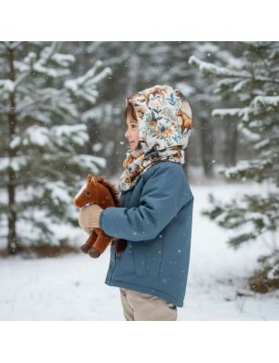 Szycie z pasją|Komino kaptur dziecięcy - Konie|Komino-kaptury|SZYCIE Z PASJĄ