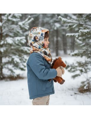 Szycie z pasją|Komino kaptur dziecięcy - Konie|Komino-kaptury|SZYCIE Z PASJĄ