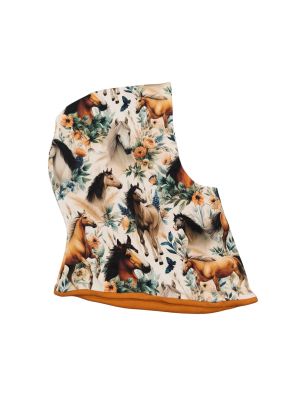 Szycie z pasją|Komino kaptur dziecięcy - Konie|Komino-kaptury|SZYCIE Z PASJĄ