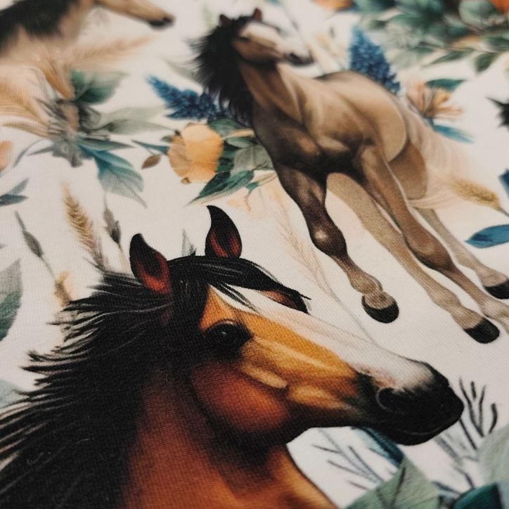 Komino kaptur dziecięcy - Konie