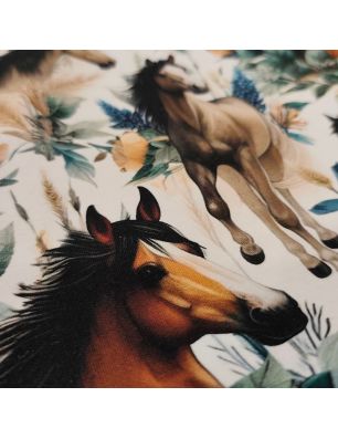 Szycie z pasją|Komino kaptur dziecięcy - Konie|Komino-kaptury|SZYCIE Z PASJĄ