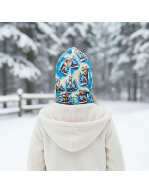 Szycie z pasją|Komino kaptur dziecięcy - Kapibary|Komino-kaptury|SZYCIE Z PASJĄ