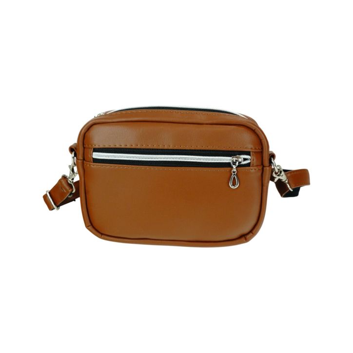 Mini Torebka Box – Brązowa z Motywem Panterki