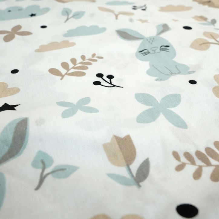 Bawełniany Worek do Przedszkola – Jeżyki i Zajączki w Pastelowych Chmurkach Bawełniany Worek do Przedszkola – Jeżyki i Zajączki w Pastelowych Chmurkach