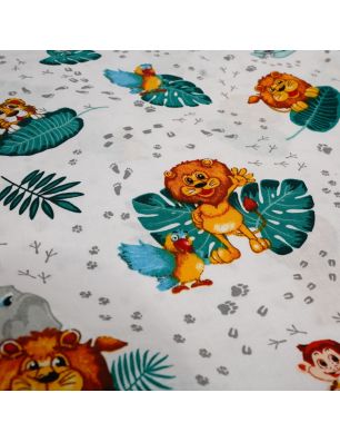 Szycie z pasją|Bawełniany Worek do Przedszkola – Lwiątka z Dżungli|Worki do przedszkola|SZYCIE Z PASJĄ