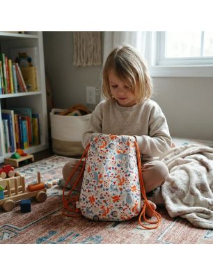 Bawełniany Worek do Przedszkola – Leśne Zwierzątka