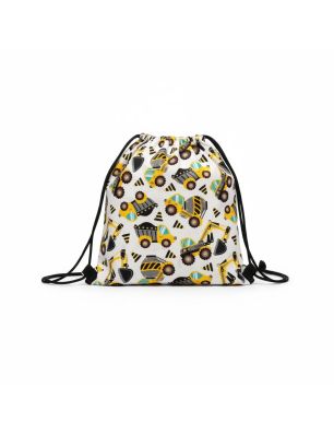 Szycie z pasją|Bawełniany Worek do Przedszkola – Koparki i Wywrotki|Worki do przedszkola|SZYCIE Z PASJĄ