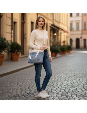 Torebka-Plecak Wielokolorowy ze Sztruksu – 2w1 Handmade