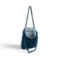 Torba sztruksowa shopper Tola granatowa | MIARENA